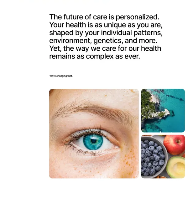 Sol Health — Your Personalized Health Co-Pilot - Landing design inspiration