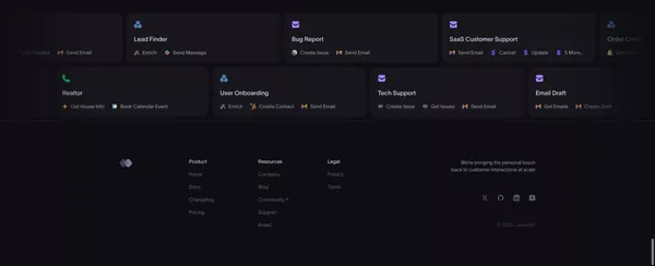 Lemni · Set up custom Ai agents in minutes - Landing design inspiration