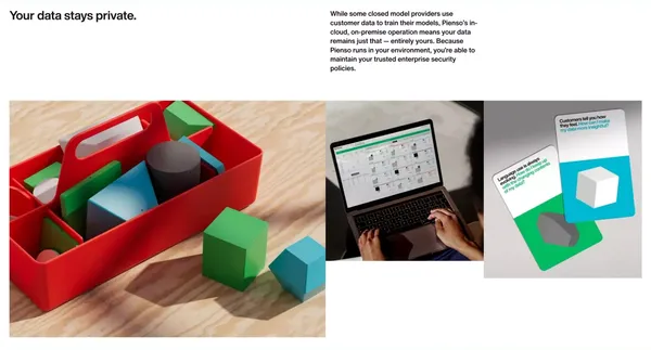 Pienso - Landing design inspiration