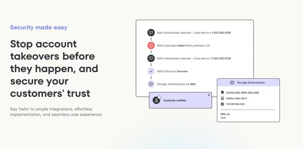 Authsignal - Home - Landing design inspiration