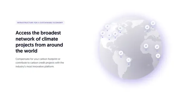The platform that powers climate action | Patch.io - Landing design inspiration