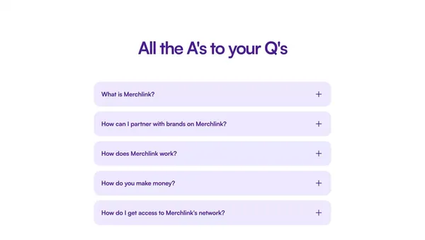 Merchlink: The New Era of Collaborative eCommerce - Landing design inspiration