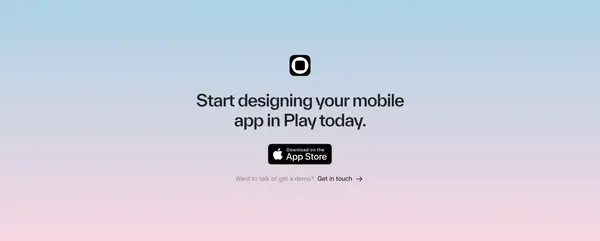 Play · Design mobile apps with the power of iOS & SwiftUI - Landing design inspiration