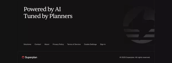 Superplan | AI Paraplanner at your service - Landing design inspiration
