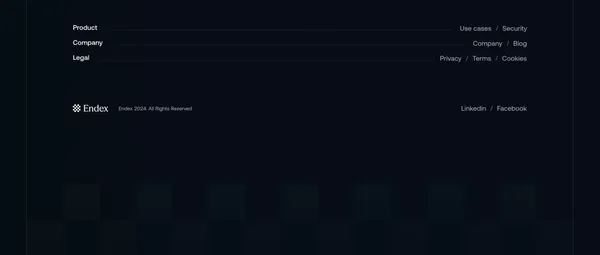 Endex | The autonomous financial analyst - Landing design inspiration