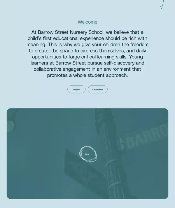 Barrow Street Nursery School - Landing design inspiration