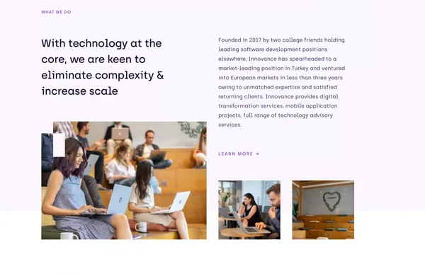 Homepage - Innovance - Landing design inspiration