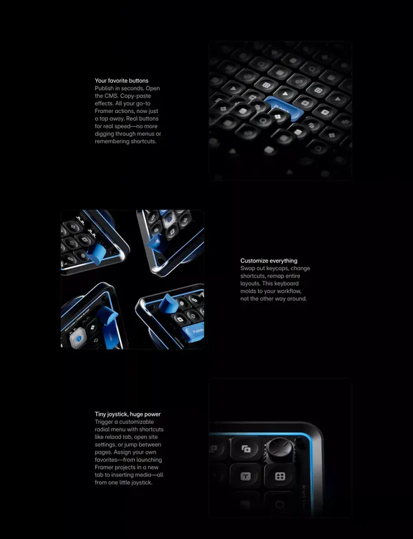 Framer CM-2 by Work Louder - Landing design inspiration