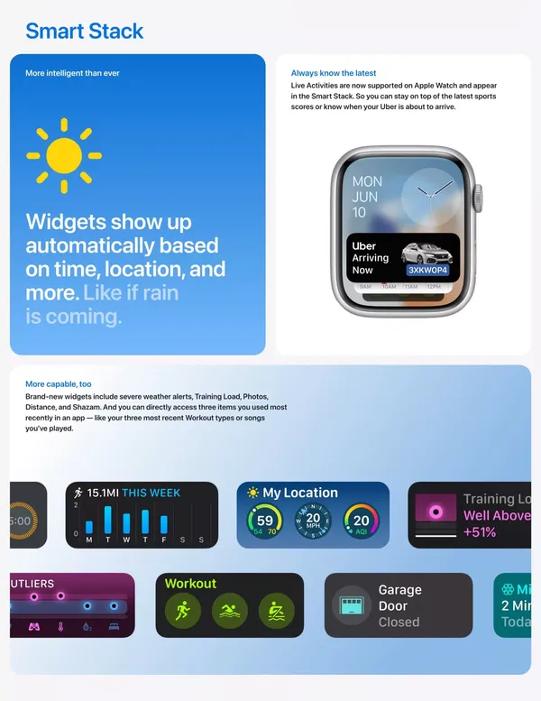 watchOS 11 Preview - Apple - Landing design inspiration