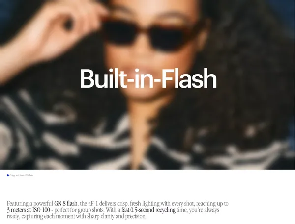 Analogue aF-1 | Just point and shoot. - Landing design inspiration