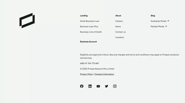 Business Loan Specialist | Business Loans and a Business Account | Prospa - Landing design inspiration