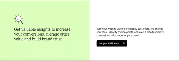 Conversion Rate Optimization Agency (CRO) - Peek Insights - Landing design inspiration