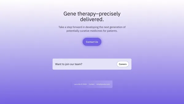 Latus | Where delivery transforms treatment. - Landing design inspiration