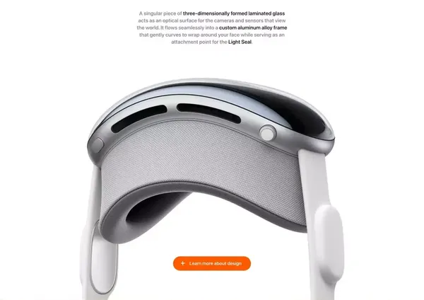 Apple Vision Pro - Apple - Landing design inspiration