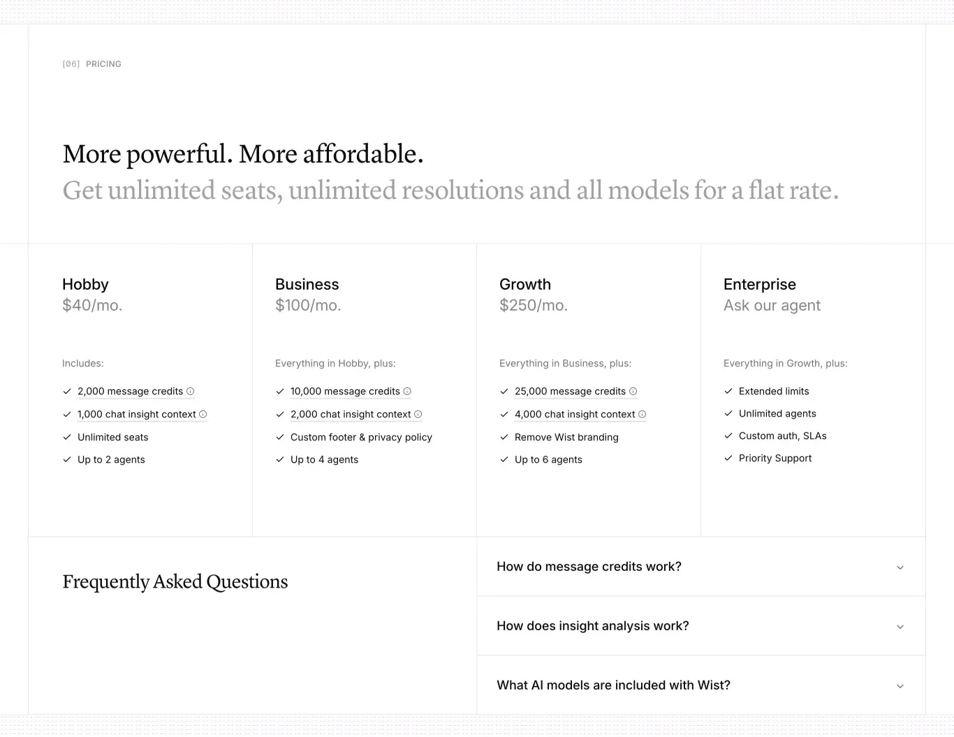 Pricing