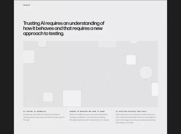 Distributional | Deploy AI with Confidence - Landing design inspiration