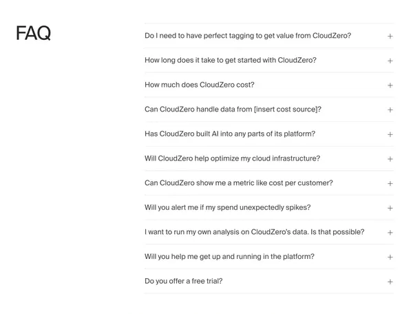 CloudZero: The Cloud Cost Intelligence Platform - Landing design inspiration