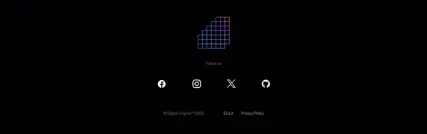 Digital Original™: The New Era of Art is Digital - Landing design inspiration