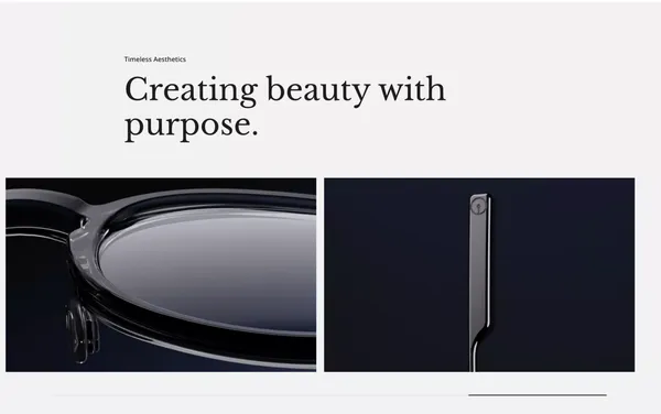 The Other Glasses - Landing design inspiration