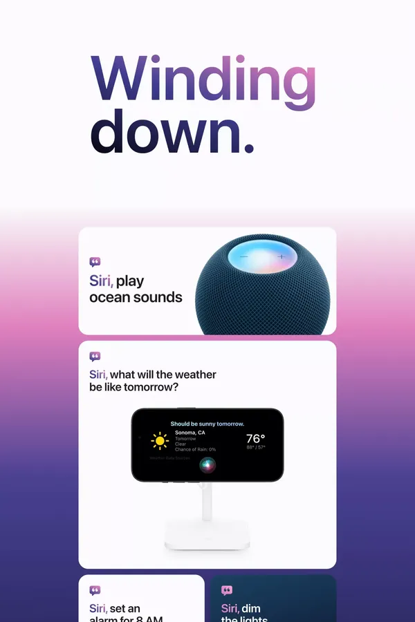 Siri - Apple - Landing design inspiration