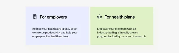 Pelago | Virtual clinic for substance use management - Landing design inspiration