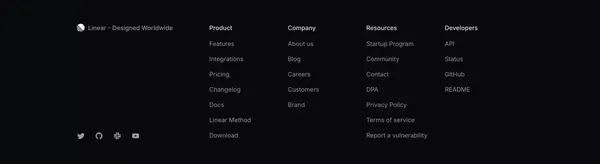 Linear – Plan and build products - Landing design inspiration