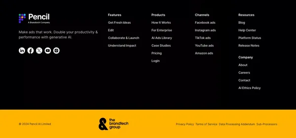 Pencil - Make Ads That Work - Landing design inspiration