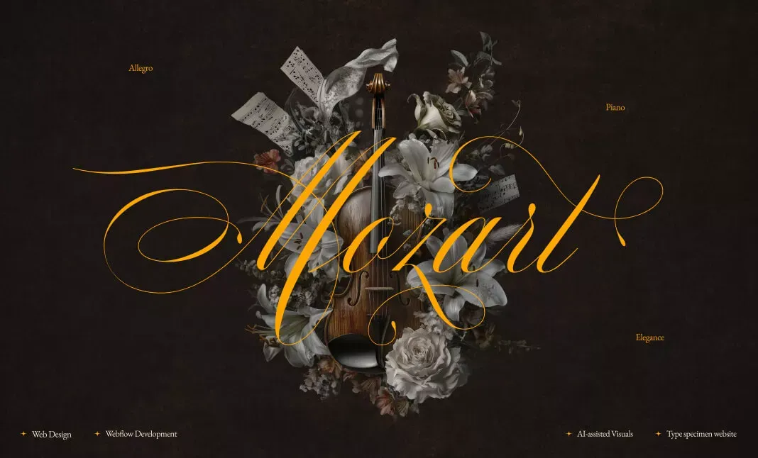 Mozart - Portfolio design