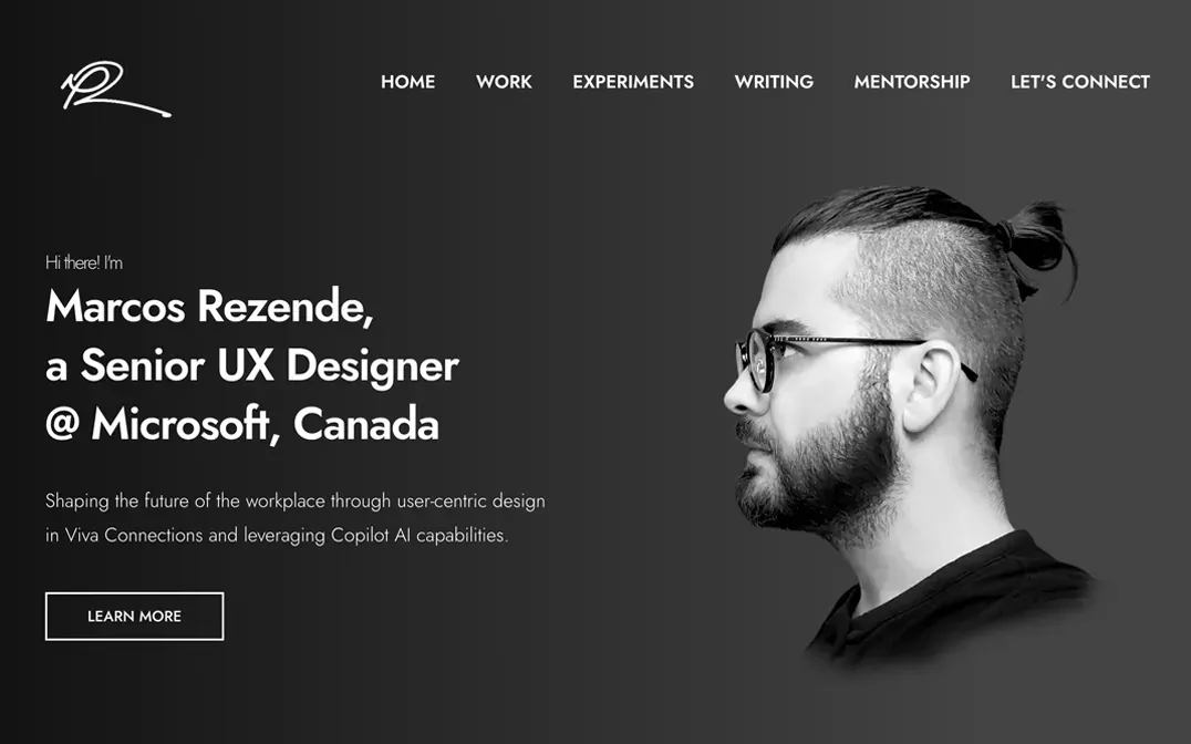 Marcos Rezende | Senior UX Designer @ Microsoft - Portfolio - Portfolio design