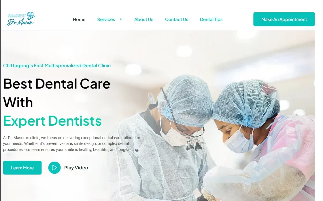 Best Dentist in Chittagong – Dr. Masum's Dental Clinic - Template design