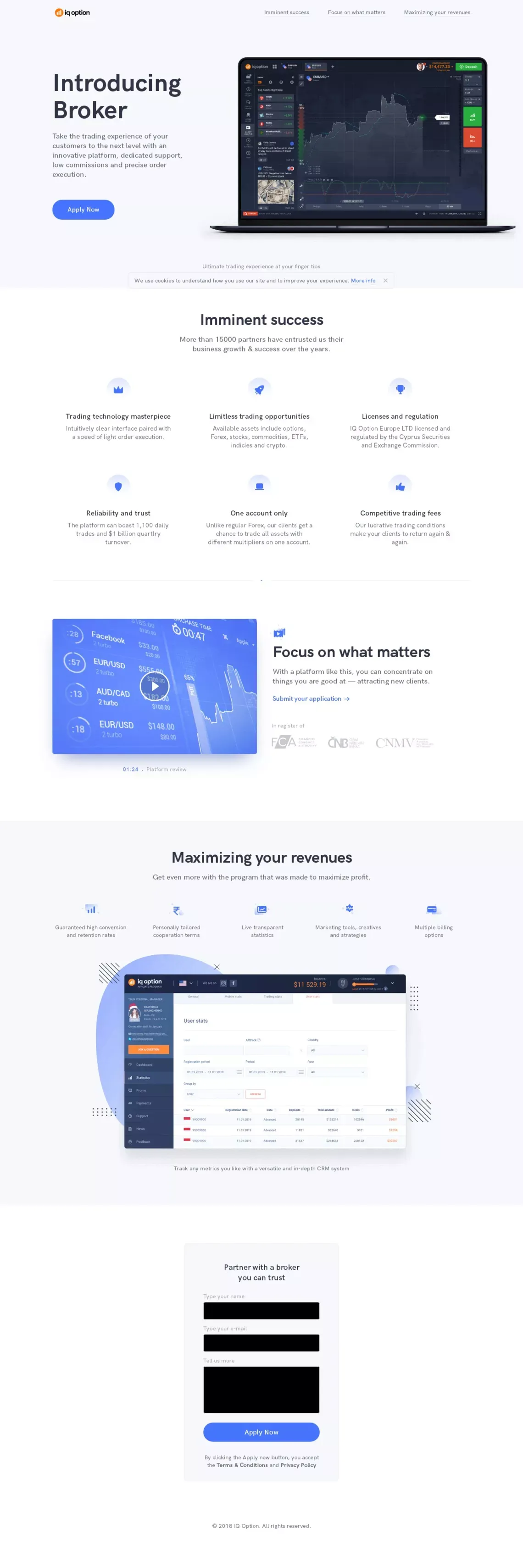Introducing Broker - website design