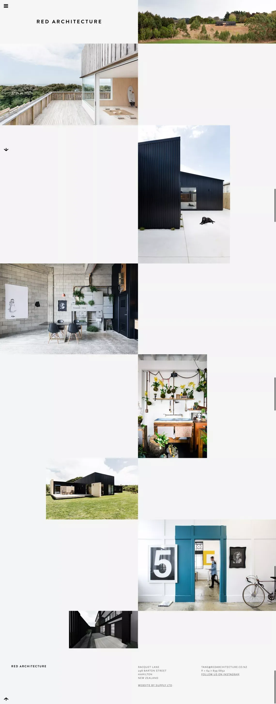 Red Architecture - Portfolio design