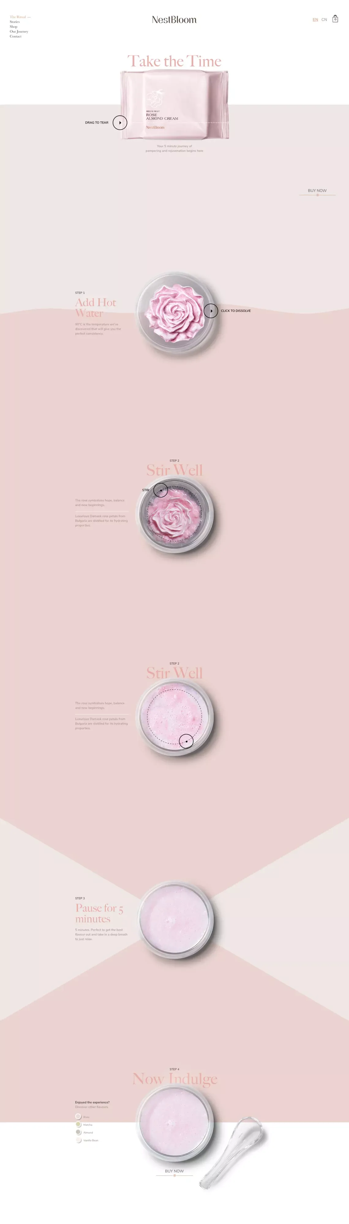 Ritual - NestBloom - Blog design