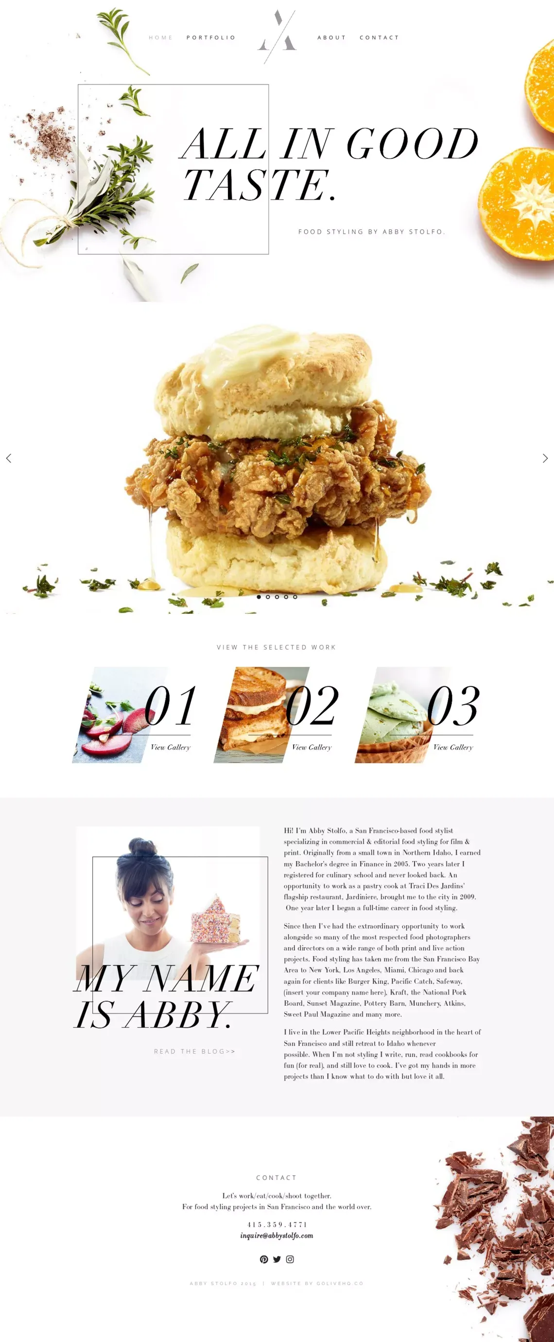 abby stolfo - Portfolio design
