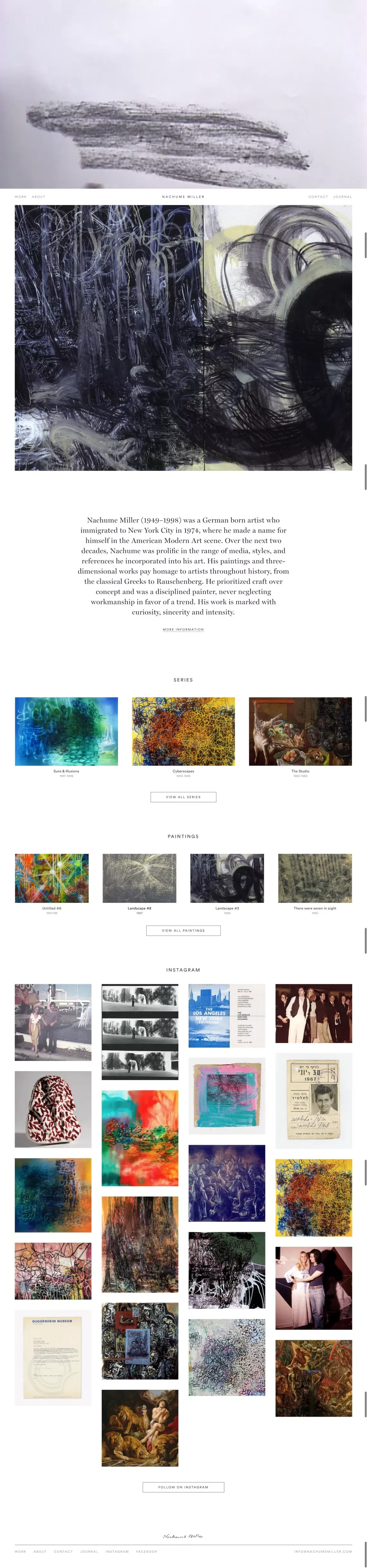 Nachume Miller - Portfolio design