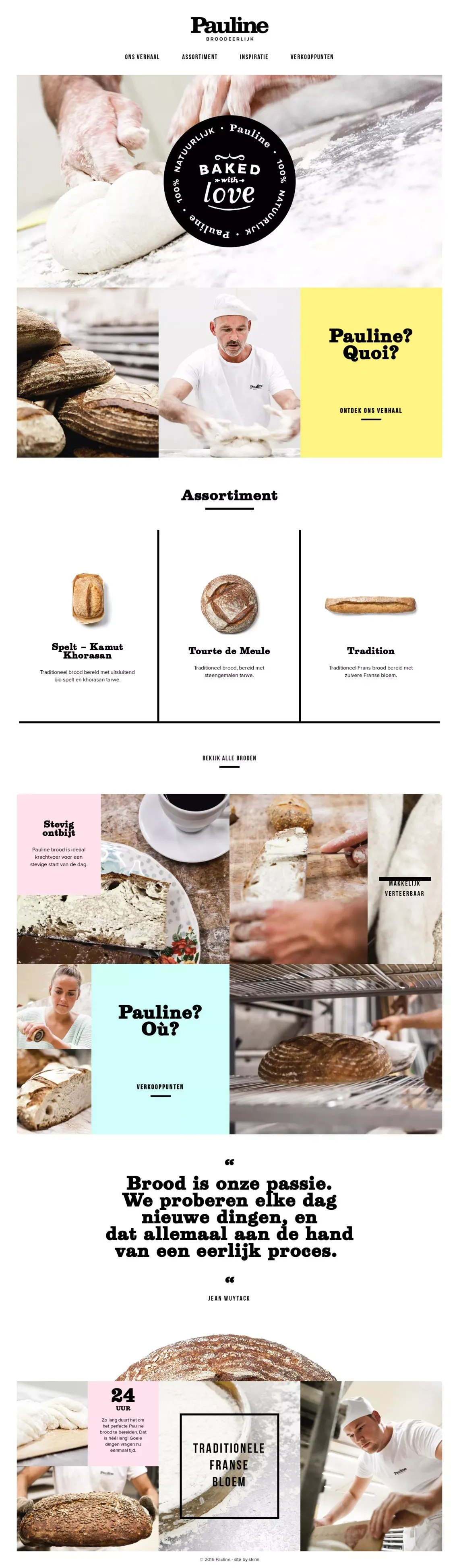 Broodeerlijk | Pauline brood & bakkerij uit Brugge - Other design