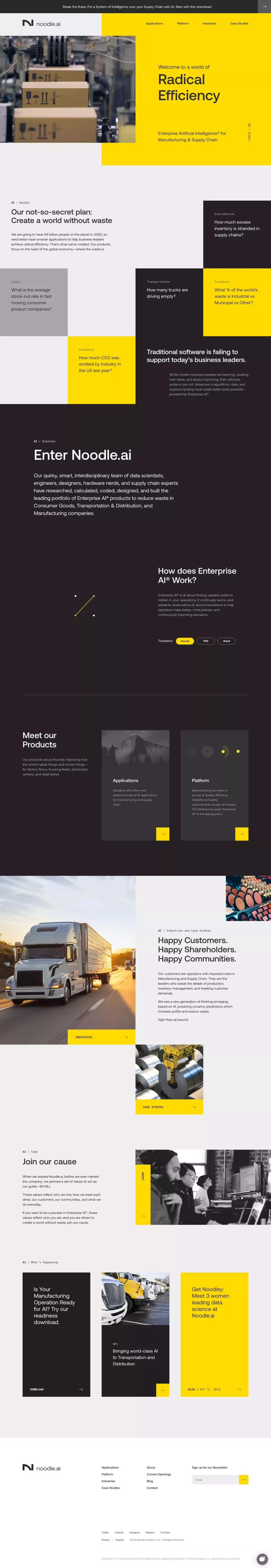 Noodle.ai - Other design