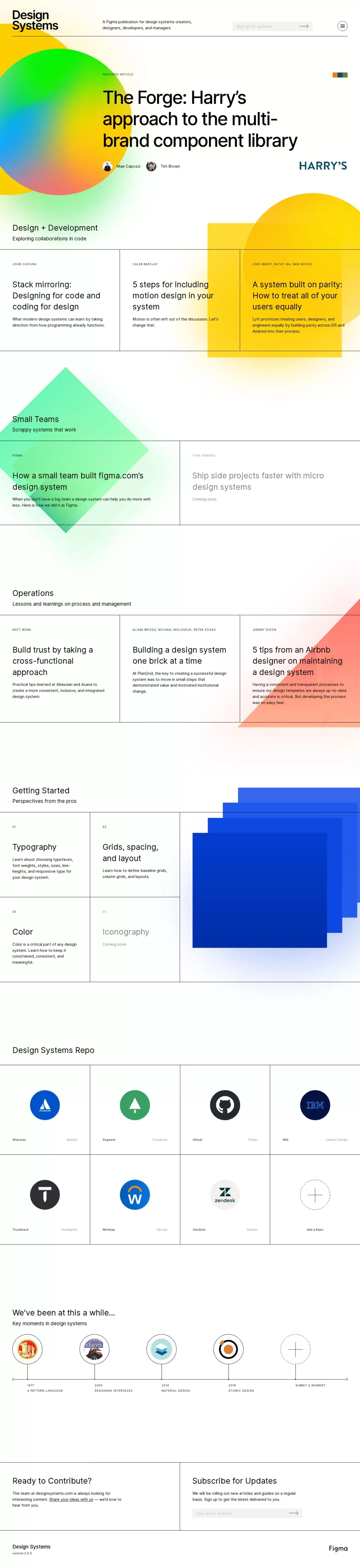 Design Systems articles on building and maintaining design systems - Blog design