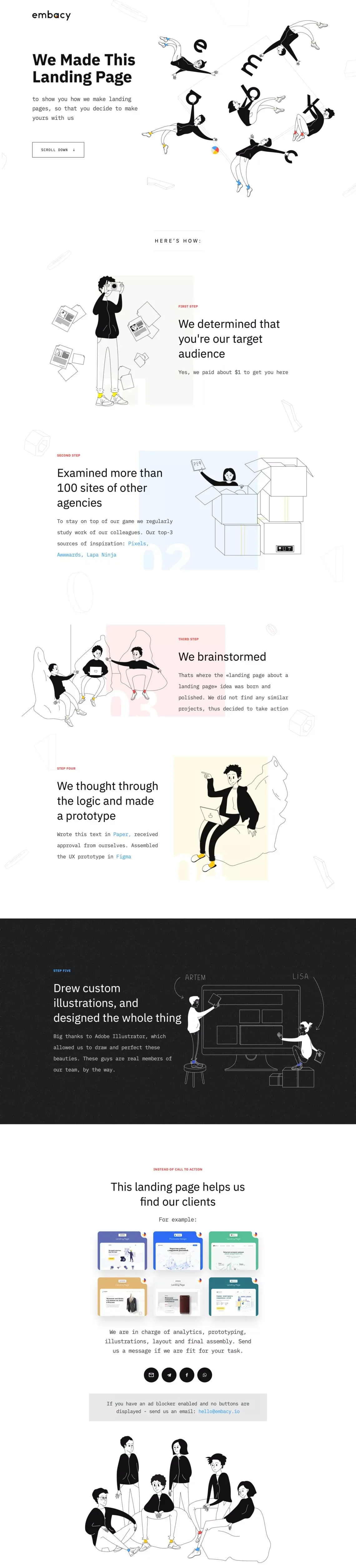 Let's make your landing page together 😉 - Portfolio design