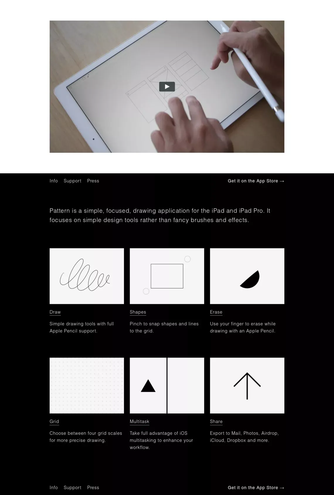 Pattern - Landing design