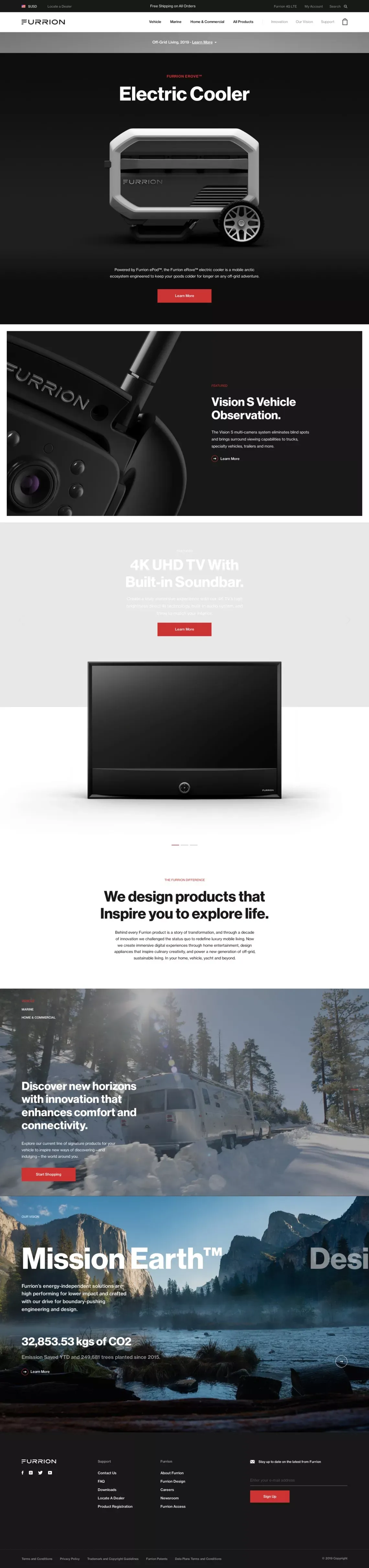 Furrion - Reinventing luxury living                      – furrion-global - website design