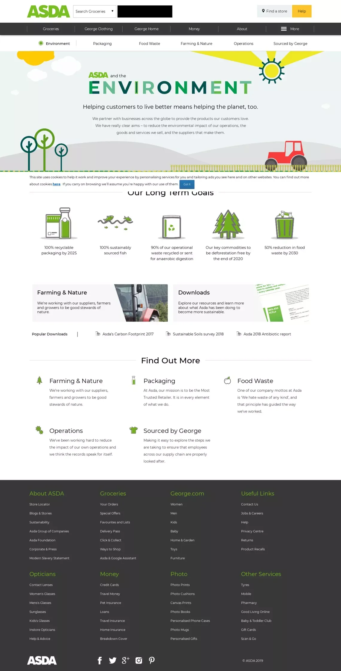 Asda.com - Online Food Shopping, George, & more - website design
