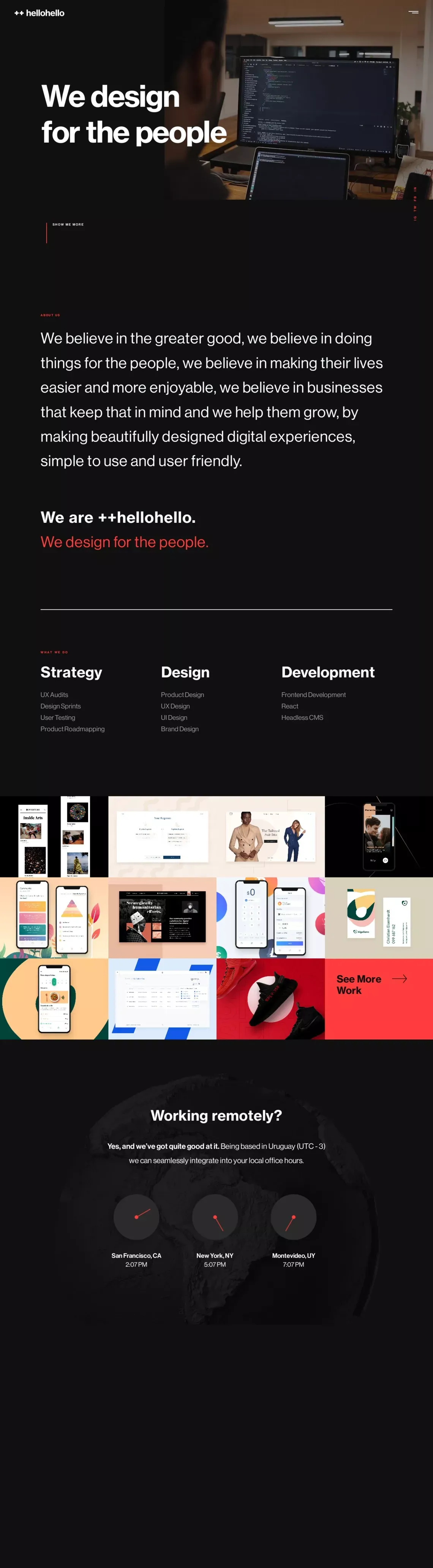 hellohello — Digital Design Agency - website design
