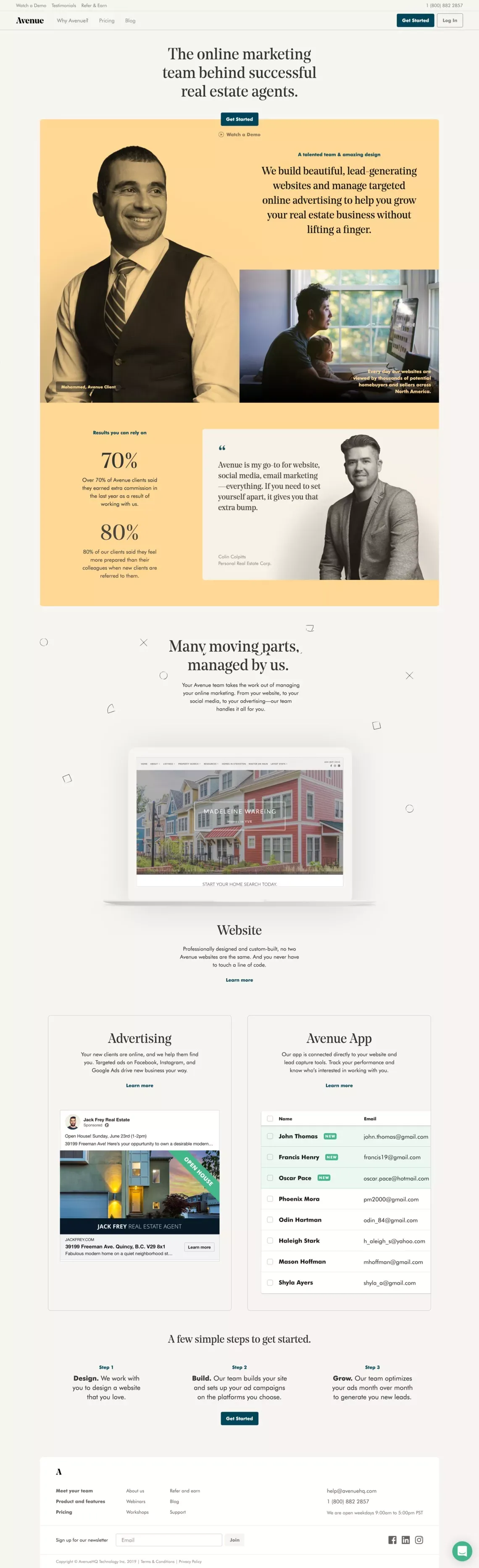 Avenue - Portfolio design