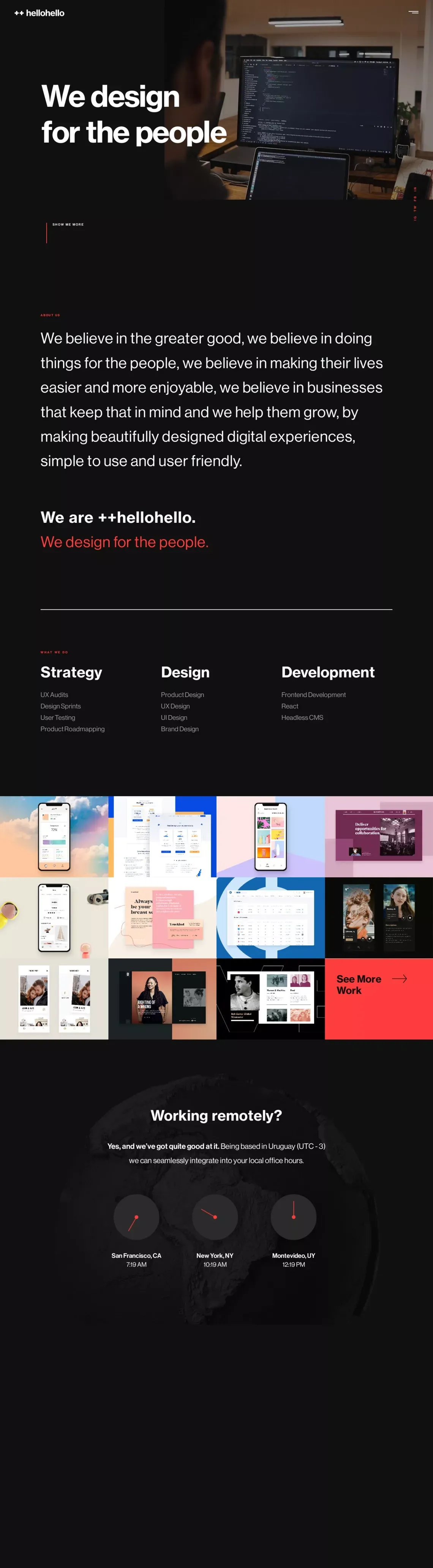 hellohello — Digital Design Agency - website design