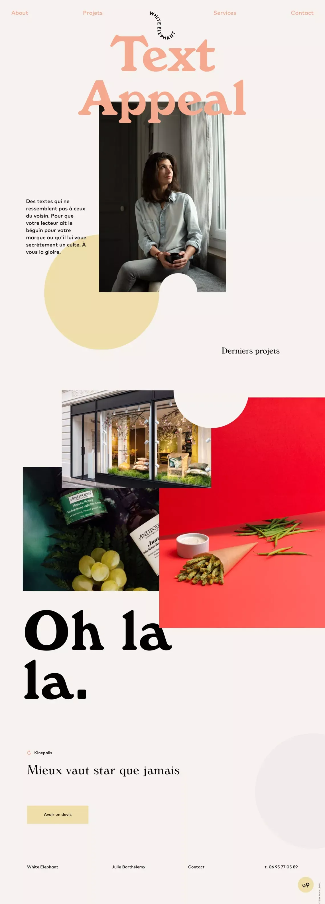 White Elephant | Conceptrice-rédactrice freelance  | Lille - Monde - Portfolio design
