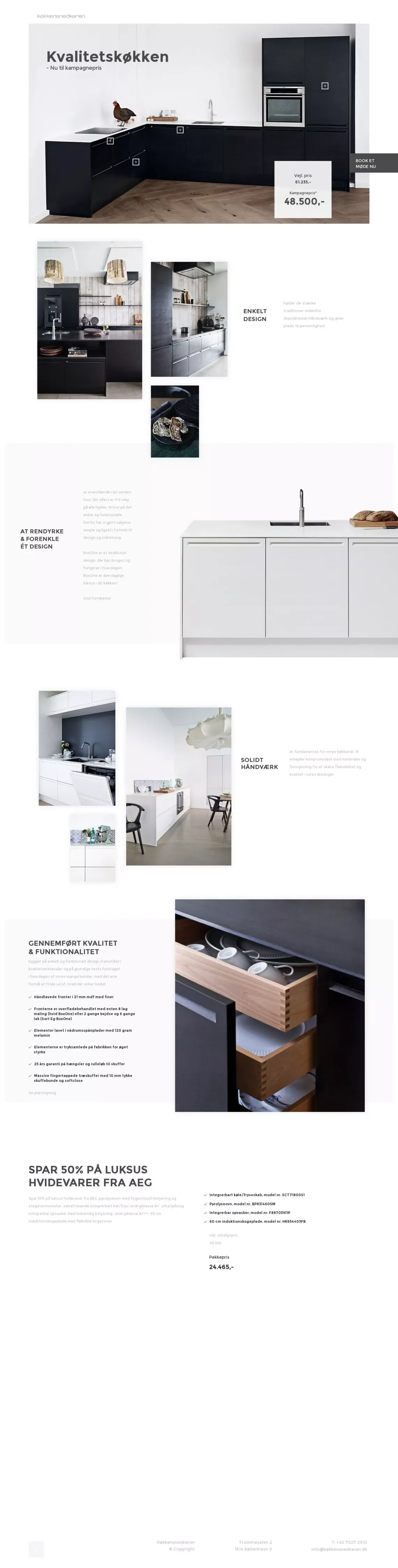 Køkkensnedkeren - Portfolio design