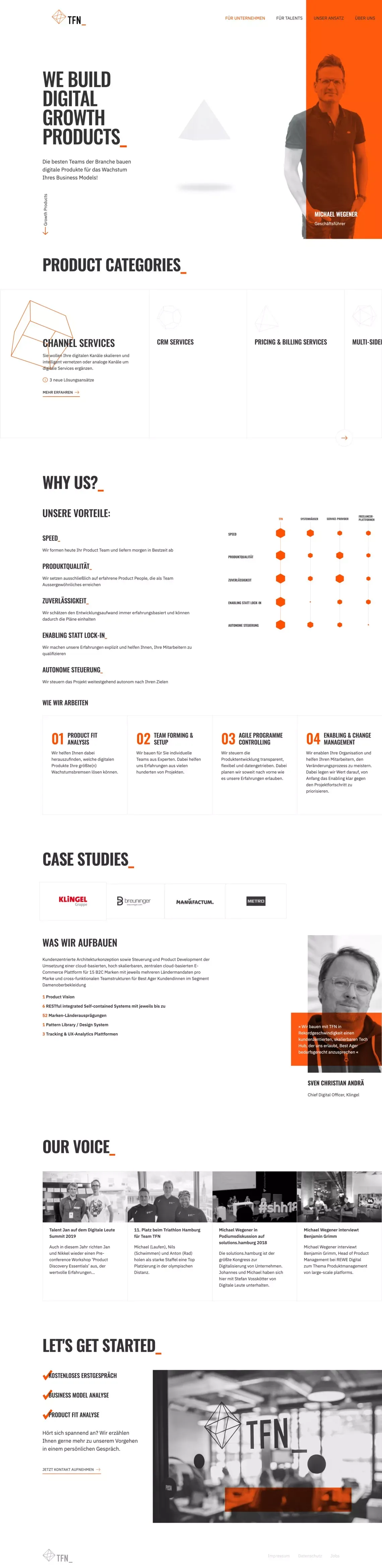 Für Unternehmen | TFN - Portfolio design