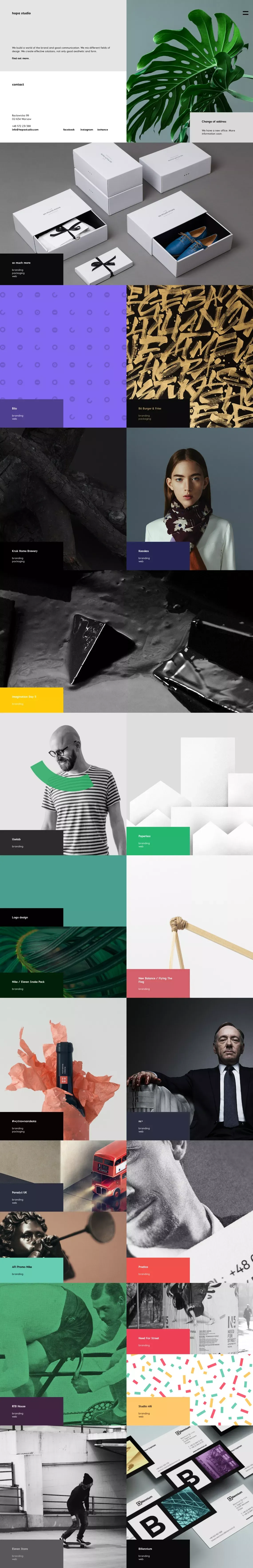 Hopa Studio - Portfolio design
