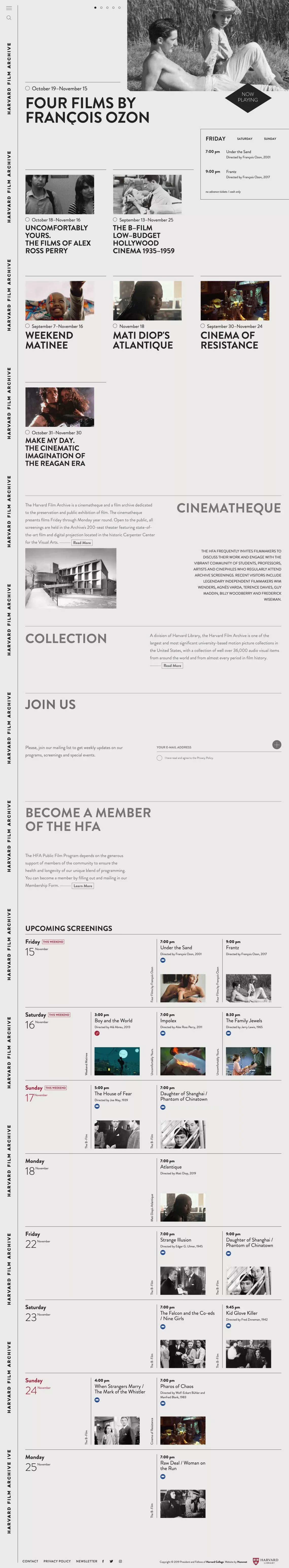 Harvard Film Archive - Other design